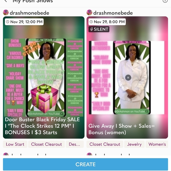 LIKE NOTIFICATIONS OF SPECIAL POSH SHOWS I Giveaways I Free GIFTS IFREE Bonuses - Picture 14 of 17